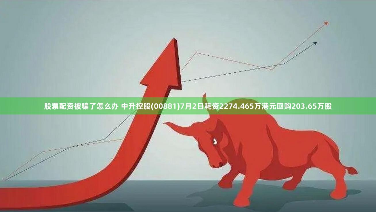 股票配资被骗了怎么办 中升控股(00881)7月2日耗资2274.465万港元回购203.65万股